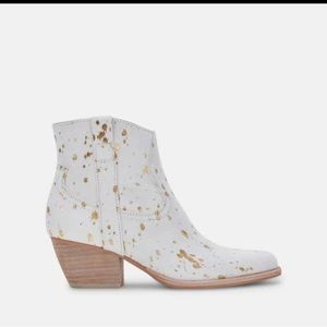 Dolce Vita - Silma Bootie (gold calf hair; western bootie)